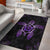 Hawaiian Golden Hibiscus And Turtle Area Rug AH Rug Violet - Polynesian Pride