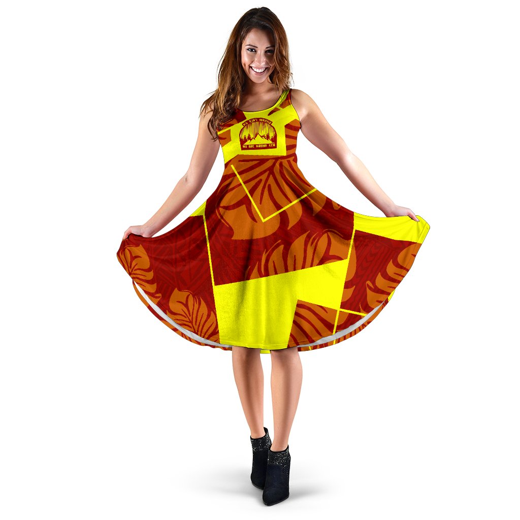 Mauna Kea Women's Dress 01 Women Red - Polynesian Pride