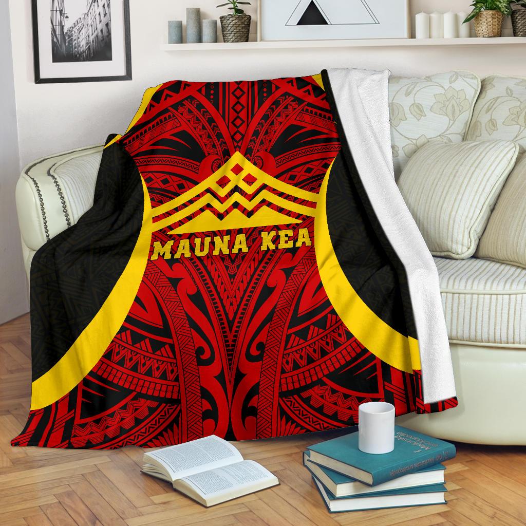 Hawaii Premium Blanket - Protect Mauna Kea White - Polynesian Pride