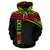 French Polynesia All Over Custom Hoodie Reggae Curve - Polynesian Pride