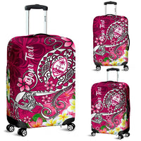 Guam Custom Personalised Luggage Covers - Turtle Plumeria (Pink) - Polynesian Pride