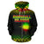 Marshall Islands Polynesian Zip up Hoodie Reggae Frog - Polynesian Pride