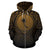 Chuuk All Over Zip up Hoodie Lift up Gold - Polynesian Pride