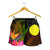 Palau Polynesian Women's Shorts - Hibiscus and Banana Leaves - Polynesian Pride