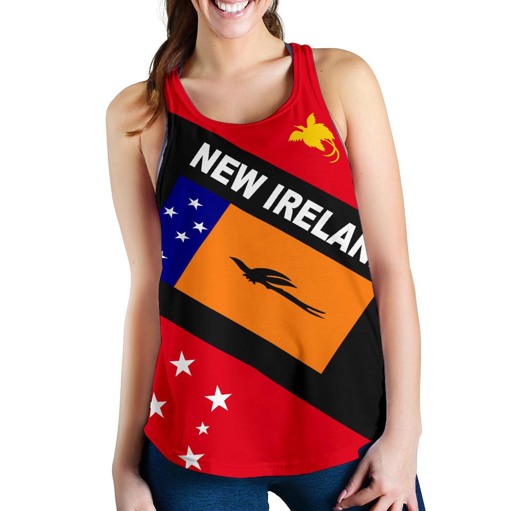Papua New Guinea Women's Racerback Tank - New Ireland Province - Polynesian Pride