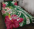 Hawaii Polynesian Turtle Tropical Hibiscus Plumeria Quilt Bed Set - Green - Polynesian Pride