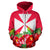 Wallis and Futuna Polynesian Zip Hoodie Flag Hibiscus - Polynesian Pride