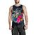 American Samoa Polynesian Men's Tank Top - Tropical Flower - Polynesian Pride