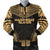 Marquesas Islands Polynesian Chief Men's Bomber Jacket - Gold Version Gold - Polynesian Pride