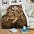 Hawaii Turtle Wave Polynesian Premium Blanket - Hey Style Gold White - Polynesian Pride