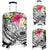 Polynesian Samoa Luggage Covers - Summer Plumeria (White) - Polynesian Pride