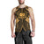 Samoa Polynesian Men's Tank Top - Samoa Gold Seal with Polynesian Tattoo - Polynesian Pride