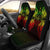 Palau Car Seat Cover - Palau Seal Map Reggae Universal Fit Reggae - Polynesian Pride