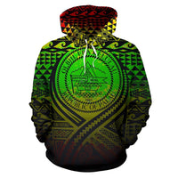 Palau All Over Hoodie Lift up Reggae - Polynesian Pride