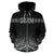 Guam All Over Zip up Hoodie Polynesian Fog - Polynesian Pride