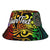 Palau Custom Personalised Bucket Hat - Rainbow Polynesian Pattern Unisex Universal Fit Reggae - Polynesian Pride