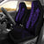 Hawaii Kakau Makau Fish Hook Polynesian Car Seat Covers - Purple - Polynesian Pride