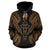 Kosrae Polynesian ll Over Hoodie Map Gold - Polynesian Pride