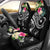 The Philippines Car Seat Cover - Summer Plumeria (Black) Universal Fit Black - Polynesian Pride