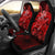 Hawaii Turtle Wave Polynesian Car Seat Cover - Hey Style Red - Polynesian Pride