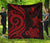 Yap Micronesian Premium Quilt - Red Tentacle Turtle Red - Polynesian Pride