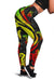 New Caledonia Women's Leggings - Reggae Tentacle Turtle - Polynesian Pride