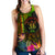 Niue Polynesian Personalised Women's Racerback Tank - Hibiscus and Banana Leaves - Polynesian Pride