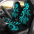 Wallis and Futuna Car Seat Covers - Turquoise Tentacle Turtle Universal Fit Turquoise - Polynesian Pride