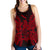 New Caledonia Polynesian Women Tank Top Map Red Red - Polynesian Pride