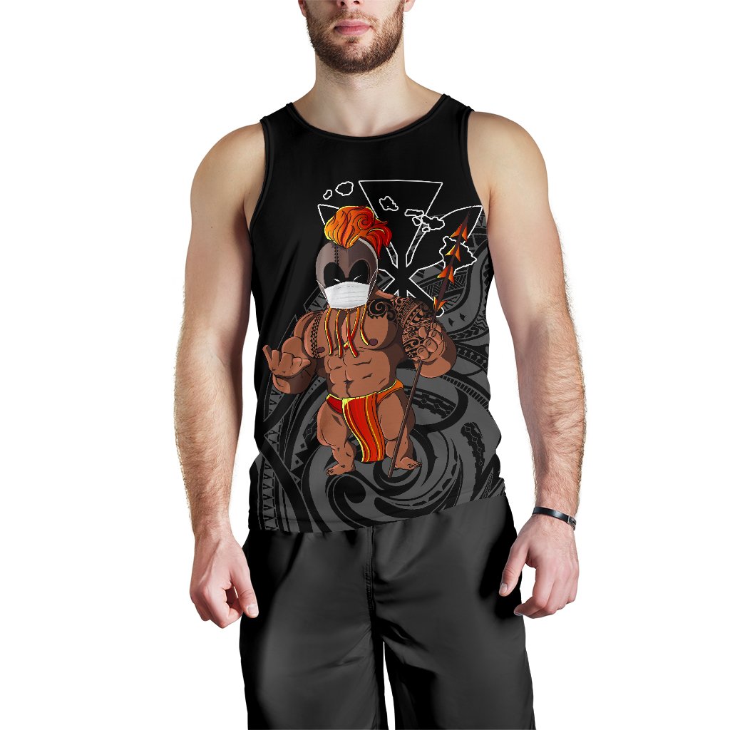 Hawaii Stay At Home Warrior Men's Tank Top - Polynesian Pride