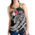 Polynesian Hawaii Women's Racerback Tank - Summer Plumeria (Black) - Polynesian Pride