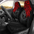 Hawaii Polynesian Car Seat Covers - Kanaka Maoli Red Turtle Hibiscus Universal Fit RED - Polynesian Pride