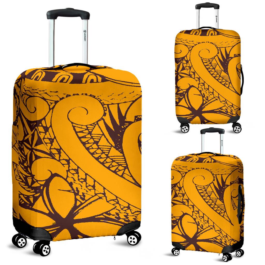 Polynesian Luggage Cover 42 Orange yellow - Polynesian Pride