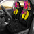 New Caledonia Car Seat Covers - Polynesian Hibiscus Pattern Universal Fit Black - Polynesian Pride