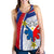 Philippines Women's Racerback Tank - Polynesian Pattern With Flag - Polynesian Pride