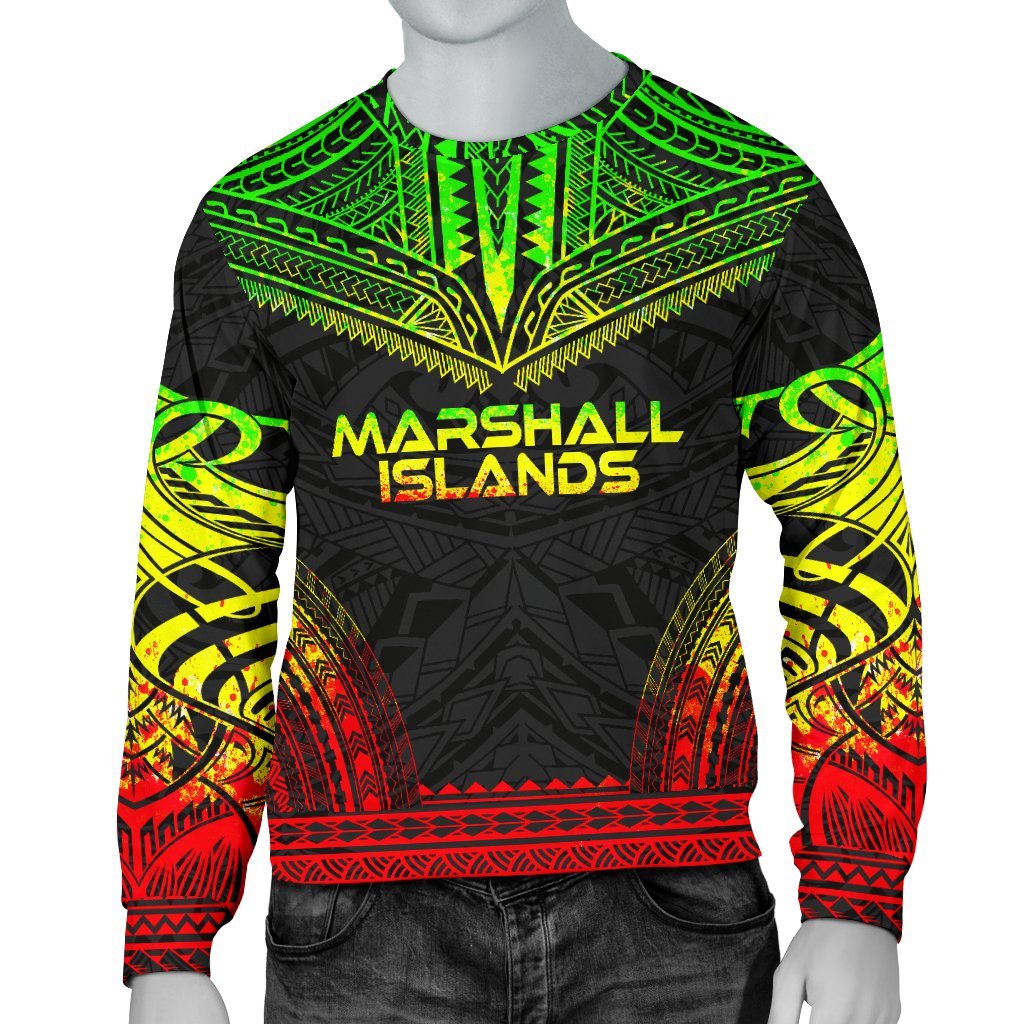 Marshall Islands Sweater - Polynesian Chief Reggae Version Unisex Reggae - Polynesian Pride