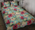 Hawaii Quilt Bed Set Seamless Floral Pattern With Tropical Hibiscus, Watercolor AH Black - Polynesian Pride