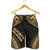 Society Islands Men's Shorts - Polynesian Chief Gold Version - Polynesian Pride