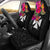 Wallis And Futuna Car Seat Covers - Polynesian Hibiscus Pattern Universal Fit Black - Polynesian Pride