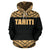 Tahiti All Over Hoodie Polynesian Gold Version - Polynesian Pride