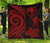 Hawaii Premium Quilt - Red Tentacle Turtle Red - Polynesian Pride