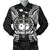 Samoa Polynesian Men's Bomber Jacket Map Black Black - Polynesian Pride