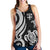 Fiji Polynesian Women Racerback Tank - White Tentacle Turtle - Polynesian Pride