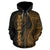 Federated States of Micronesia Polynesian Custom Zip up Hoodie Coconut Gold - Polynesian Pride