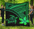 Hawaii Quilt - Hawaii Turtle Plumeria Quilt Green Green - Polynesian Pride
