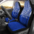 Chuuk State Car Seat Covers - Chuuk Flag Blue Version Universal Fit Blue - Polynesian Pride