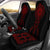 Tahiti Car Seat Covers - Tahiti Flag Polynesian Tribal Red Universal Fit Black - Red - Polynesian Pride