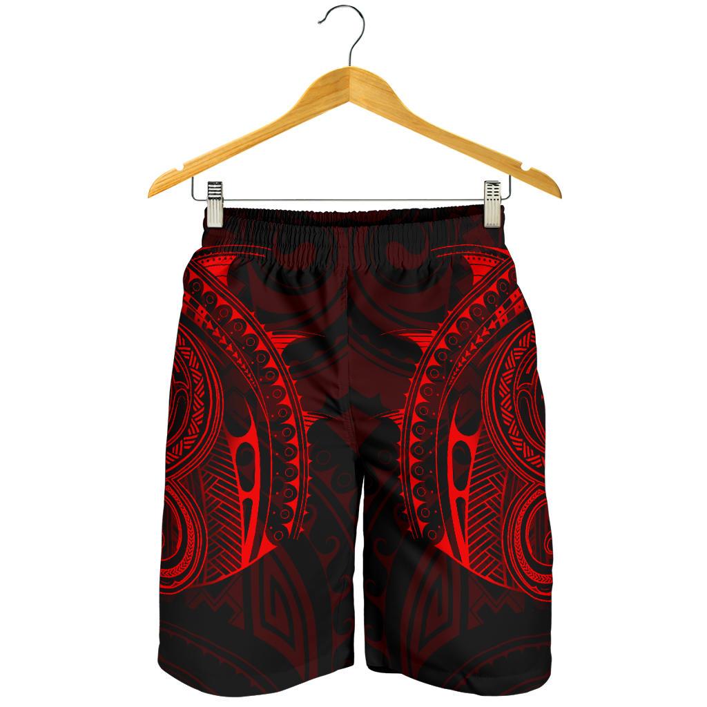 Strong Polynesian Tattoo Men's Shorts Red - Polynesian Pride