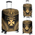 Wallis And Futuna Polynesian Chief Luggage Cover - Gold Version Gold - Polynesian Pride