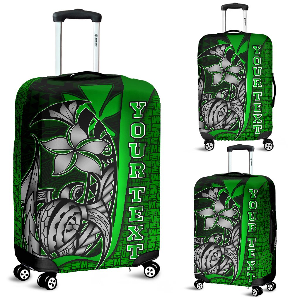 Polynesian Hawaii Custom Personalised Luggage Covers Green - Turtle with Hook GREEN - Polynesian Pride